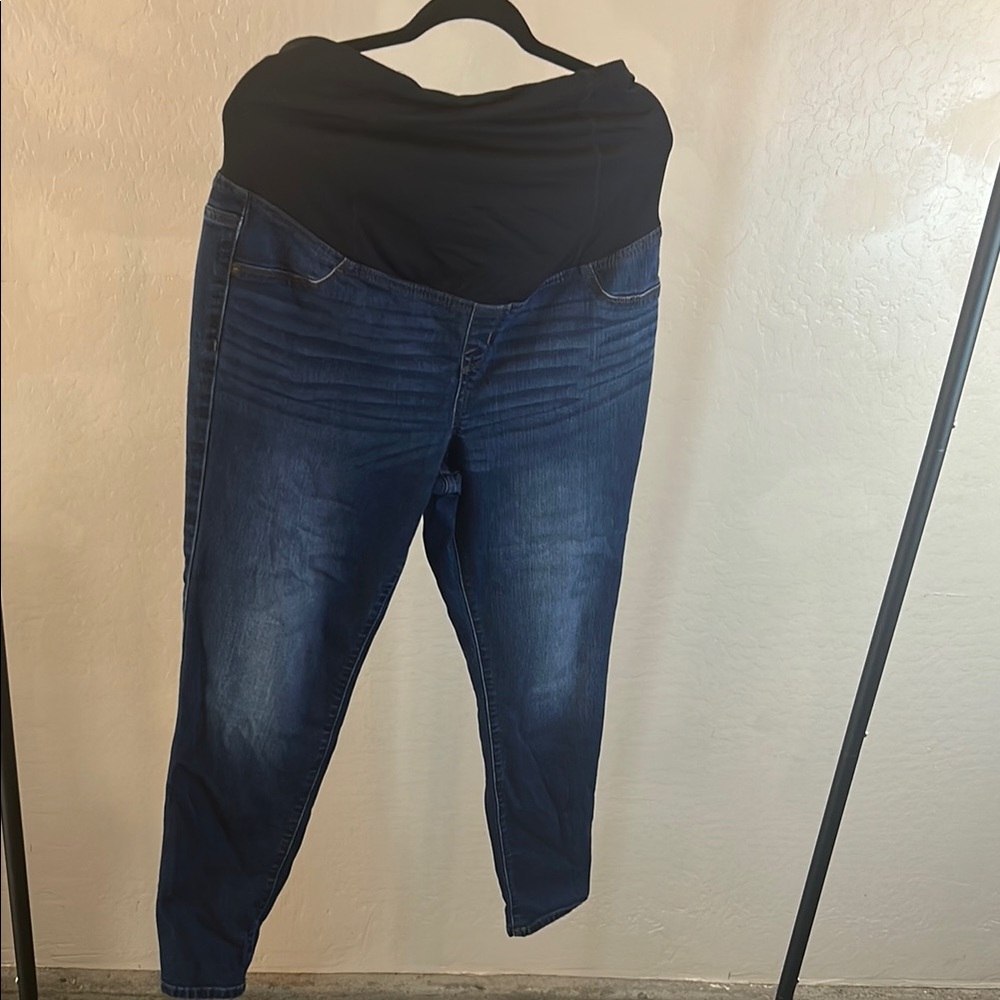 Isabel Maternity by Ingrid & Isabel Dark Blue Skinny Jeans